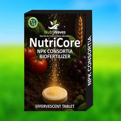 NutriCore – NPK Consortia Biofertiliser (Effervescent Tablet)